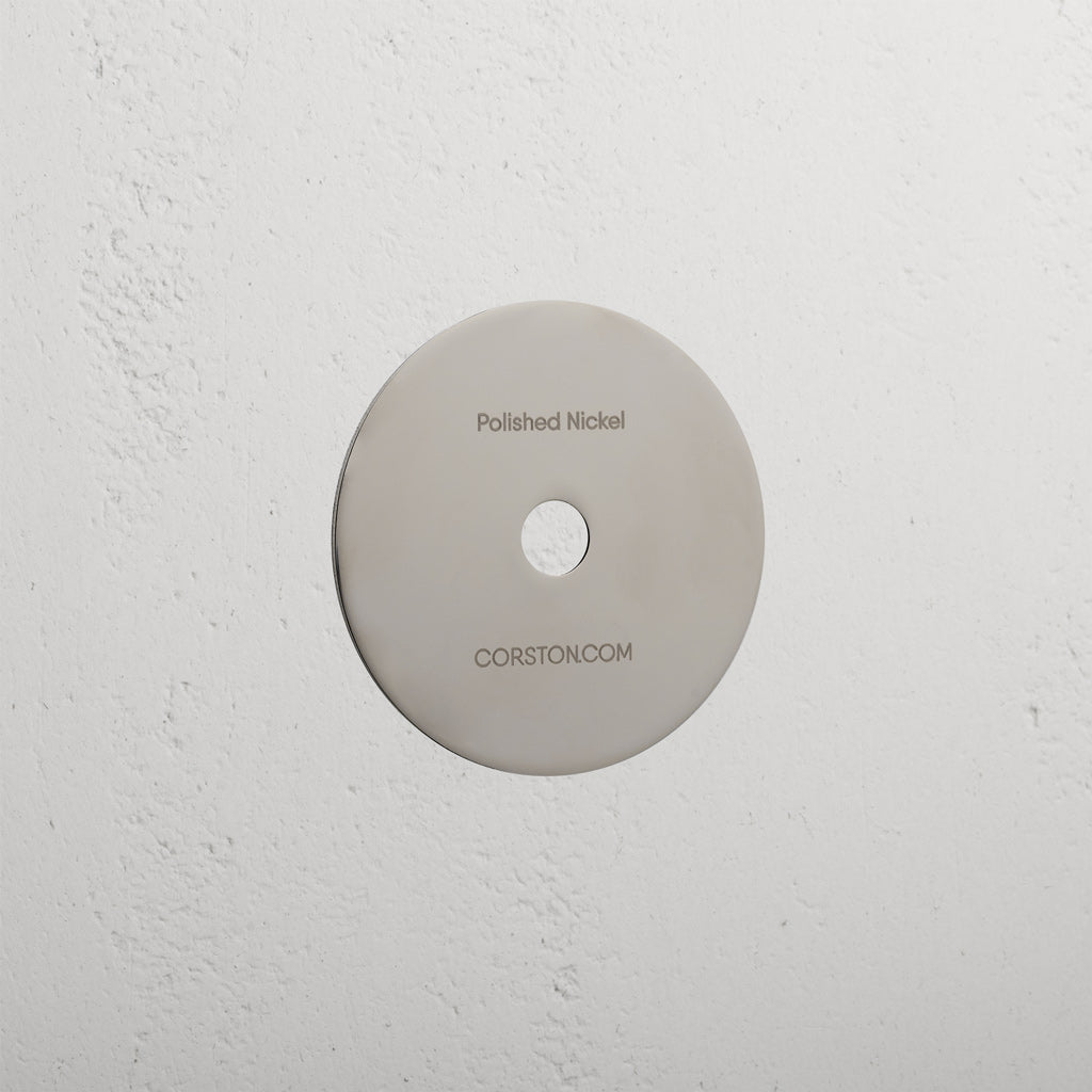 An image of Corston Architectural Detail | Staaltje Afwerking | Gepolijst Nikkel | Staaltje ...