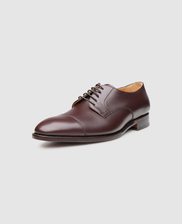 SHOEPASSION.com – Dark Brown Cap-Toe Monk Strap | Shoepassion