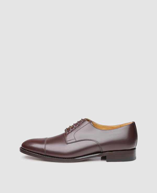 SHOEPASSION.com – Dark Brown Cap-Toe Monk Strap | Shoepassion