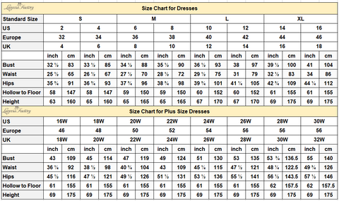 Adult Size chart — Lanoviafactory