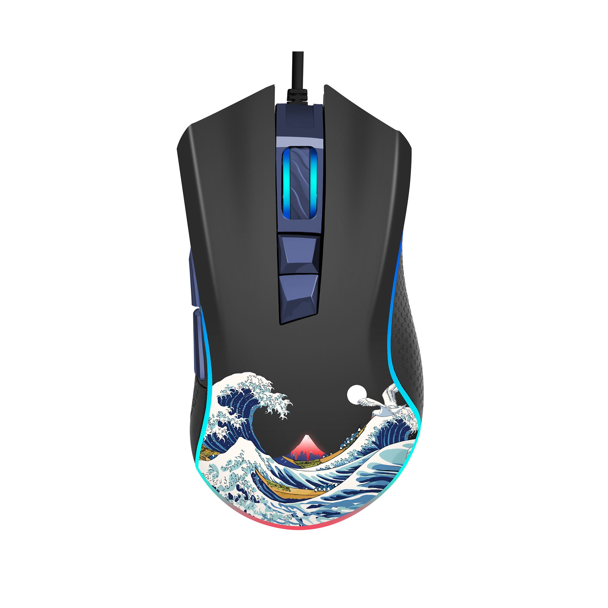 XVX G705 Kanagawa Themed Gaming Mouse (Wired)