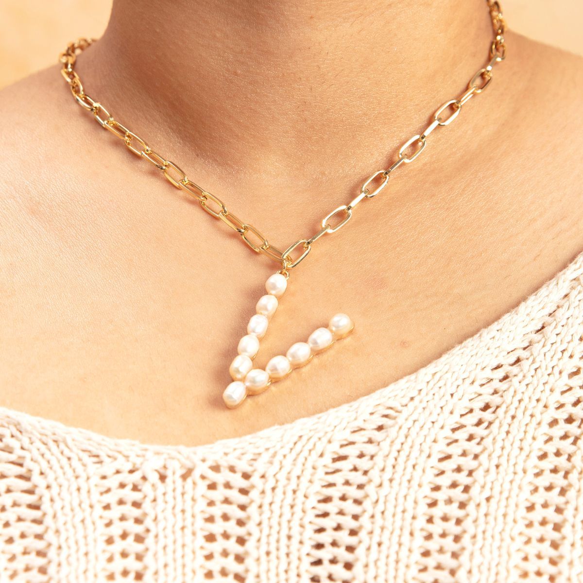 Buy Jalaja Delicate Pearl Chain Necklace | Tarinika