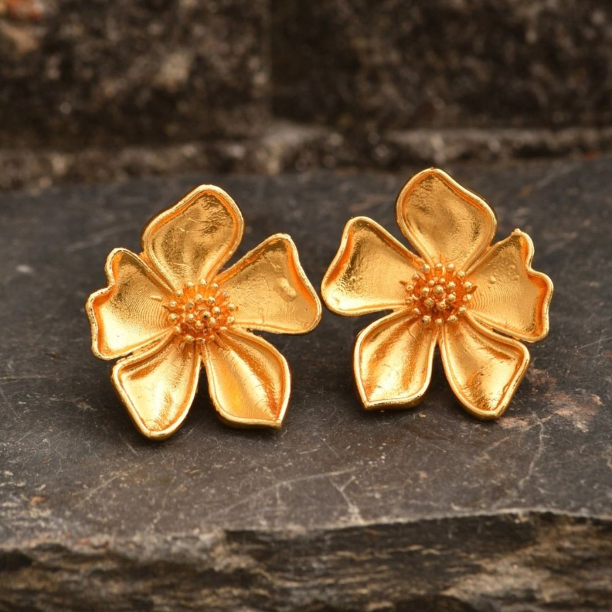 Pipa Bella Dangler Earrings Brass 18k Gold Plated Base Studded with Wh –  www.pipabella.com