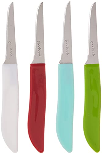 Kuhn Rikon COLORI Non-Stick Straight Paring Knife with Safety