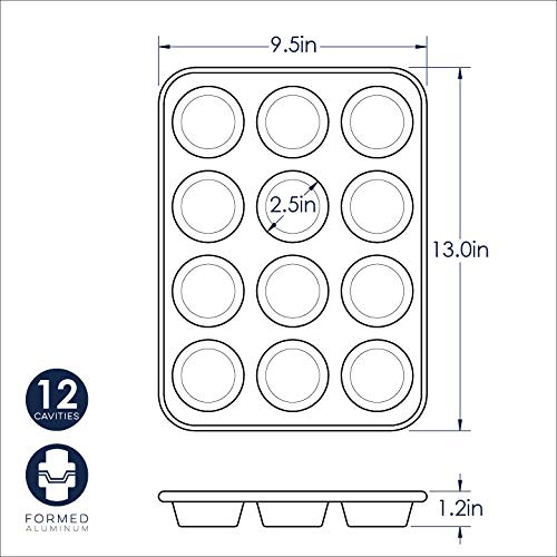 Reynolds Kitchens Aluminum Pans With Lids, Blue, 13x9 Inch, 2