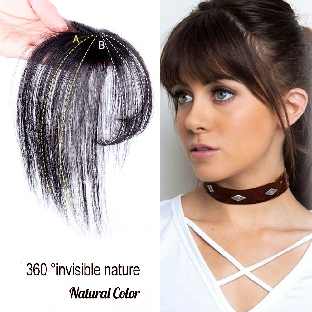 Natural Color Hair Bangs for Women