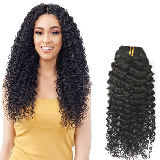 Afro Kinky Curly Clip in Hair Extensions Brazilian Virgin Hair 4B 4C Afro  Kinky Curly Clip Ins 7pcs Kinky Curly Clip in Human Hair Extensions for