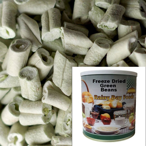 Freeze Dried Green Beans 6 oz #10 - BeReadyFoods.com