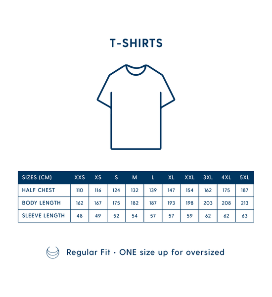 T-Shirt Size Guide