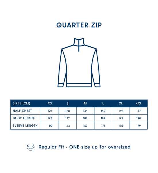 Zip size guide