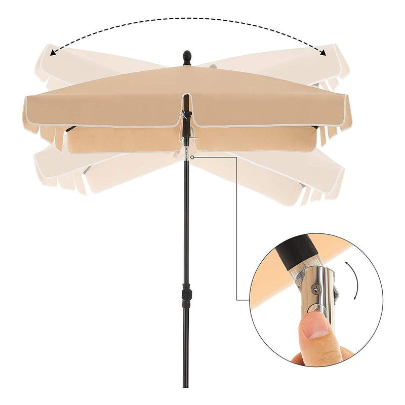 Orientar Arreglo yo lavo ropa parasol rechthoekig kantelbaar gritar filosofía revisión