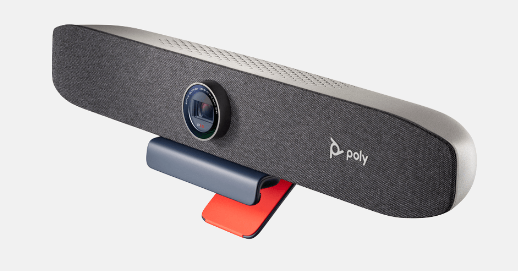 Poly Studio P15 4K Video Bar - Ideal Webcam for Hybrid Work 2025