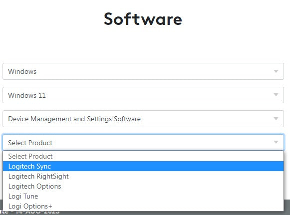 Step 7 how to update Logitech's firmware