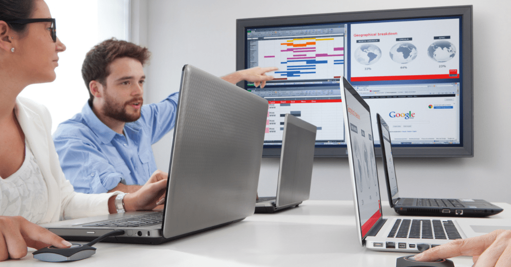 Seamless Wireless Presentation with Barco ClickShare for Business Meetings
