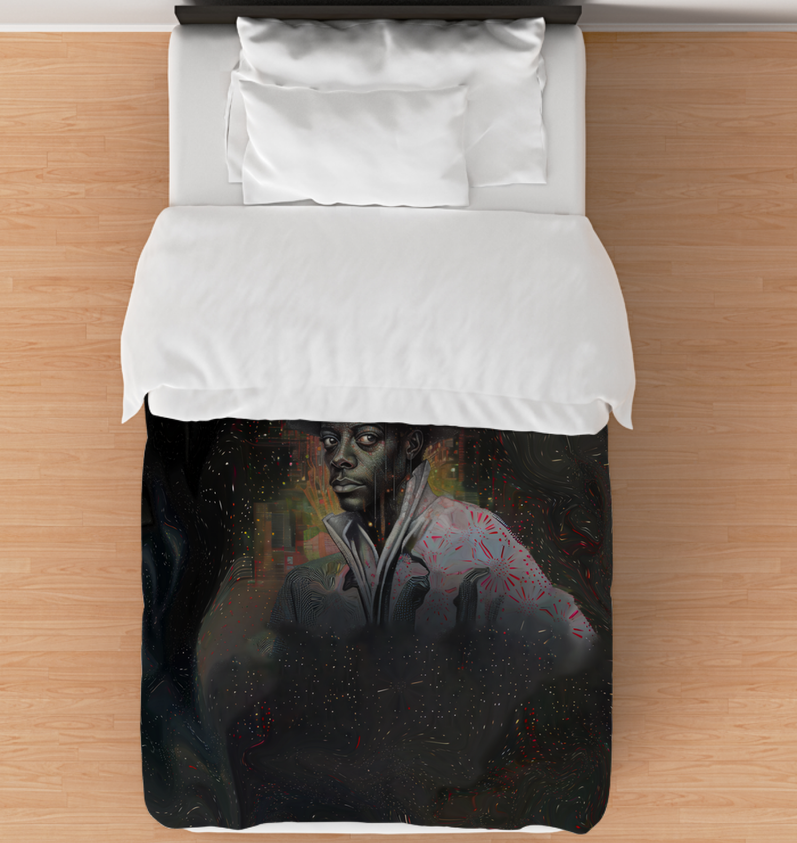 Geometric Harmony bed Comforter