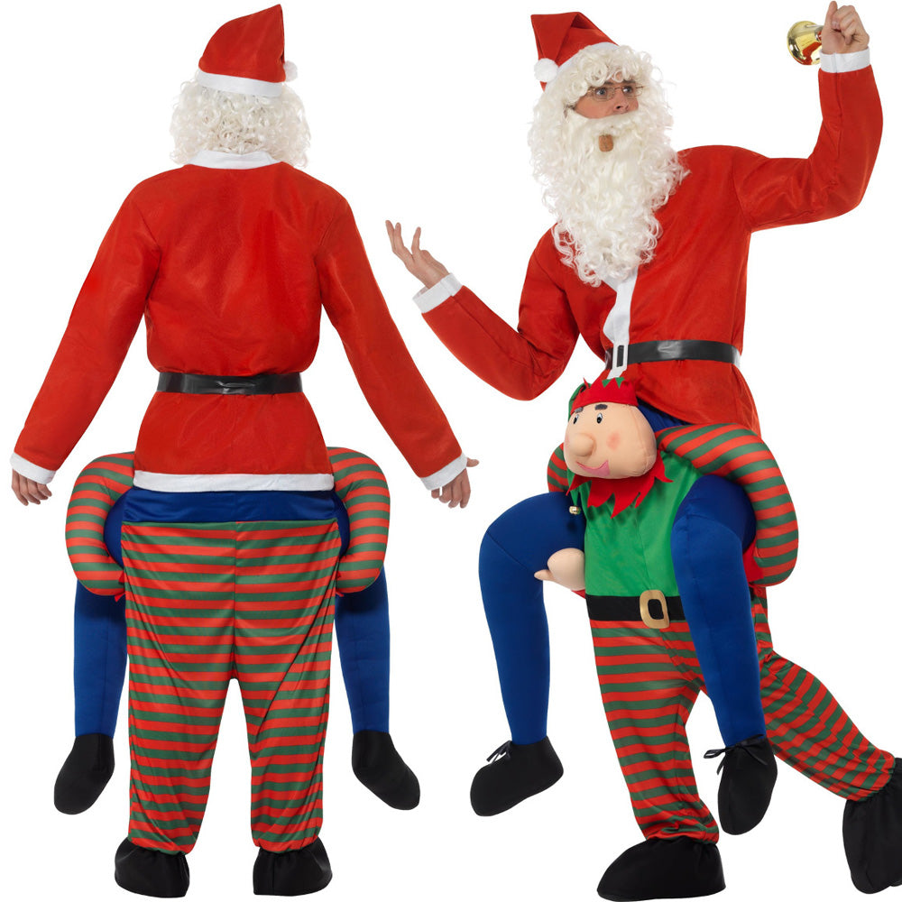 father christmas piggy back costume