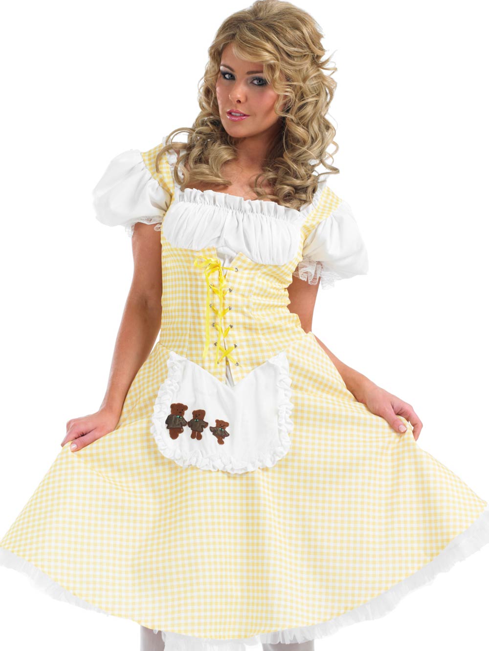 Long Goldilocks Costume Fancy Dress And Party 6179
