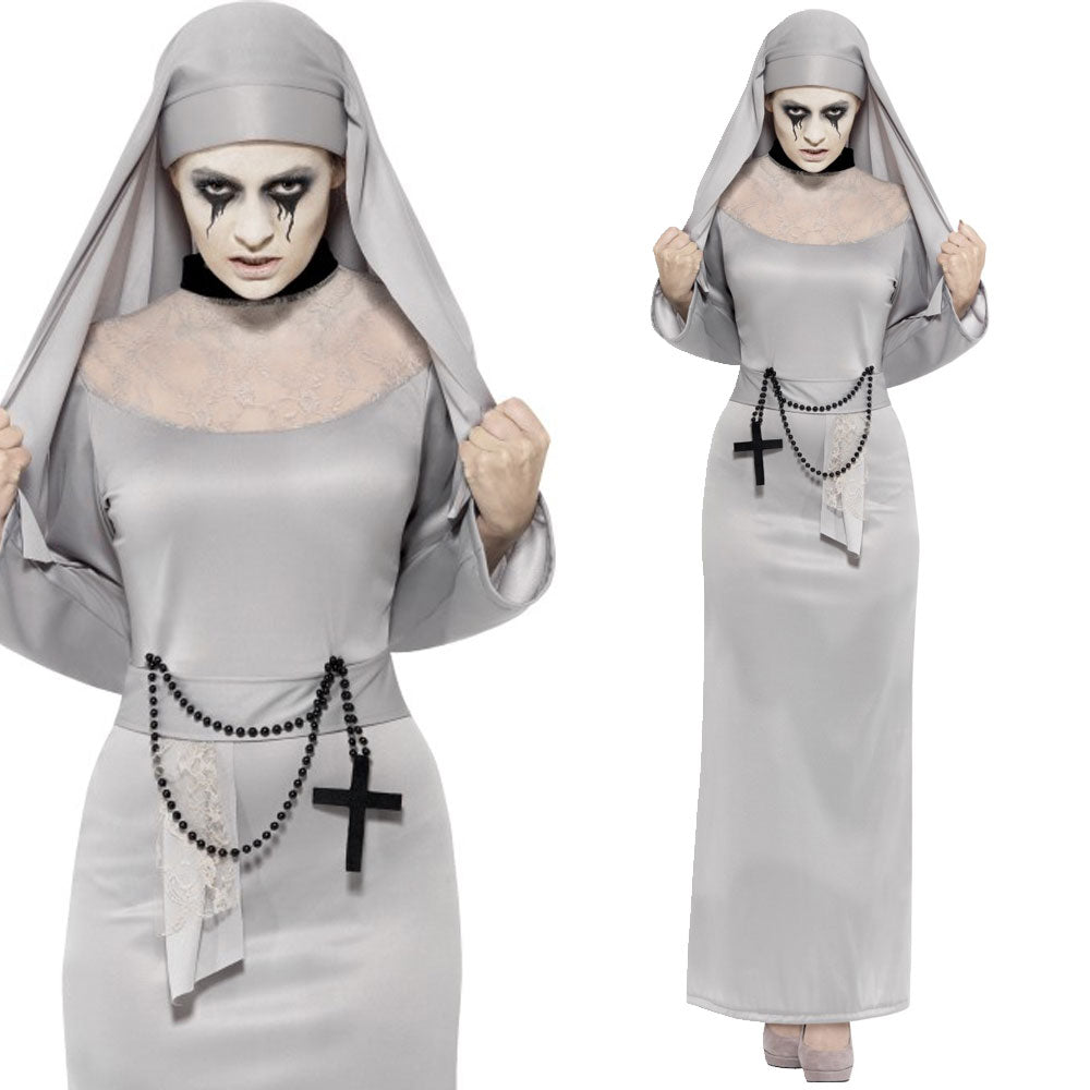 Gothic Nun Costume - Fancy Dress and Party