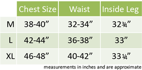 Male Fancy Dress Size Guide