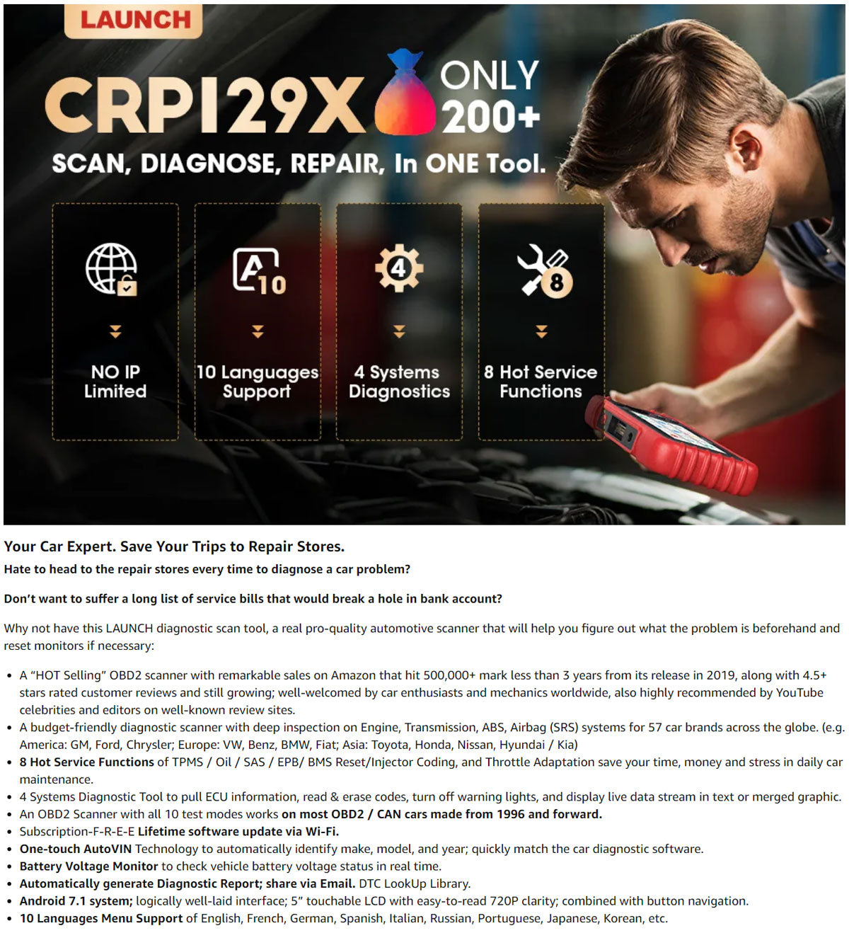 launch crp 129x