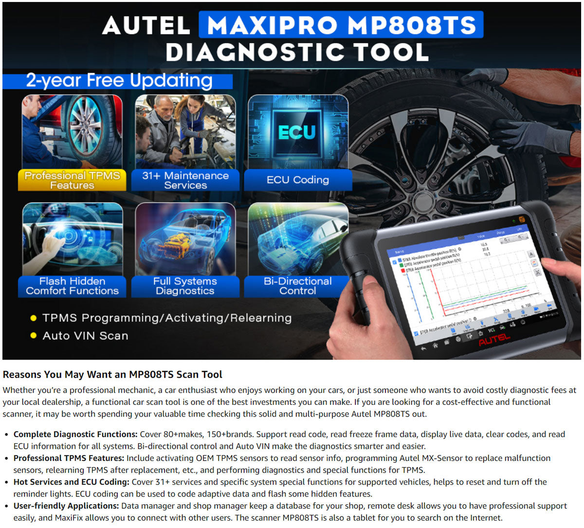 autel maxipro mp808ts