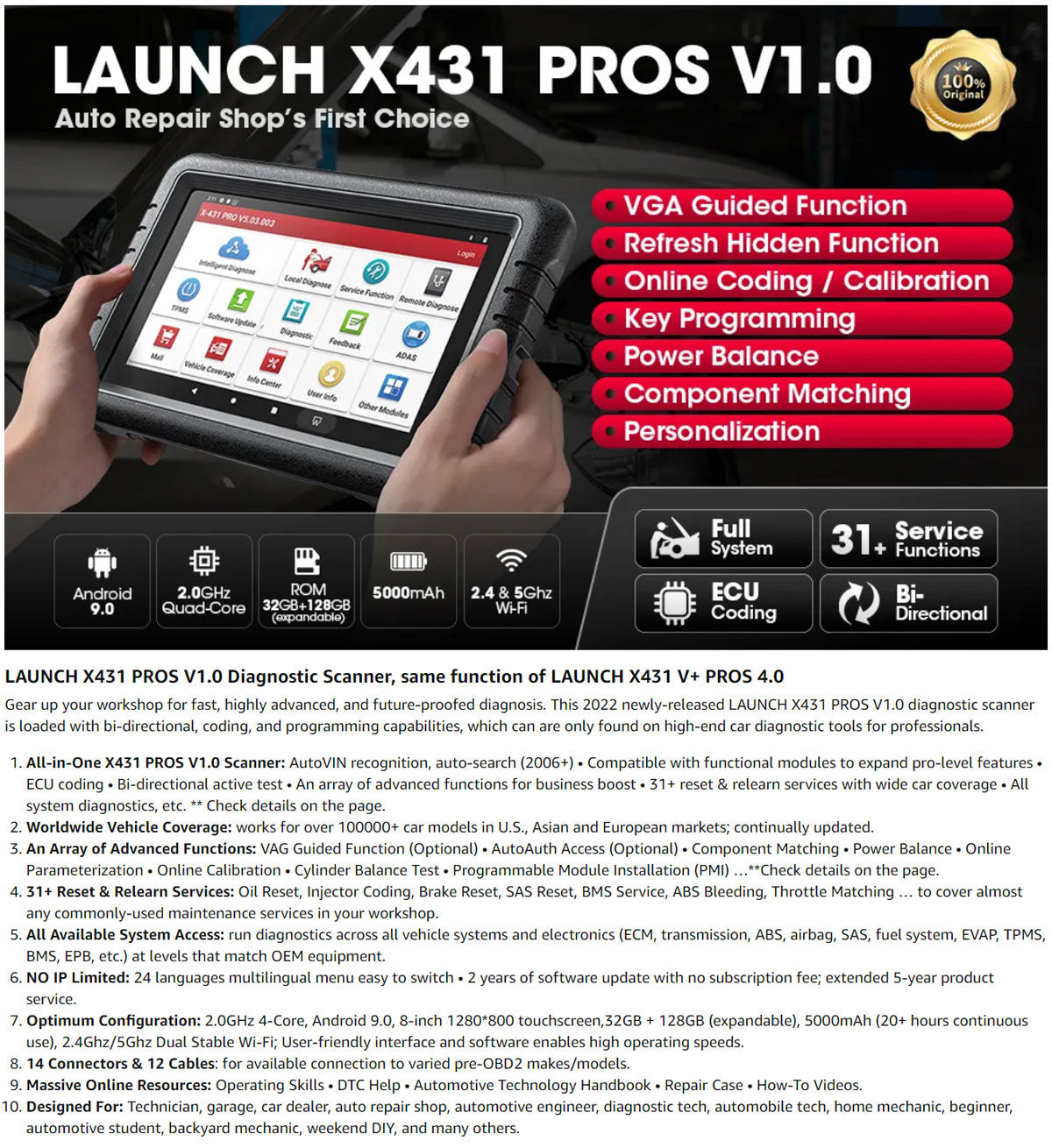 launch x431 pros v