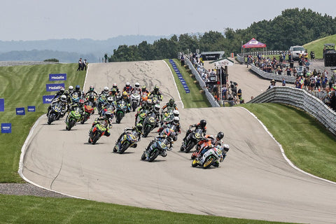 Avery Dreher leads at New Jersey Motorsports Park - MotoAmerica NJMP 2023