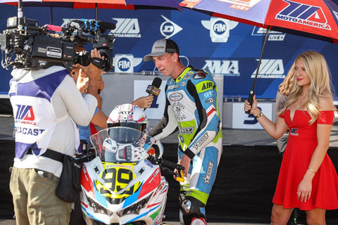 Avery Dreher MotoAmerica NJMP 2023 Podium Interview