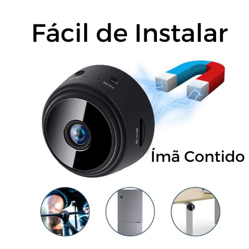 Micro Câmera Espiã Hd Pro - Sensor Wifi 1080p