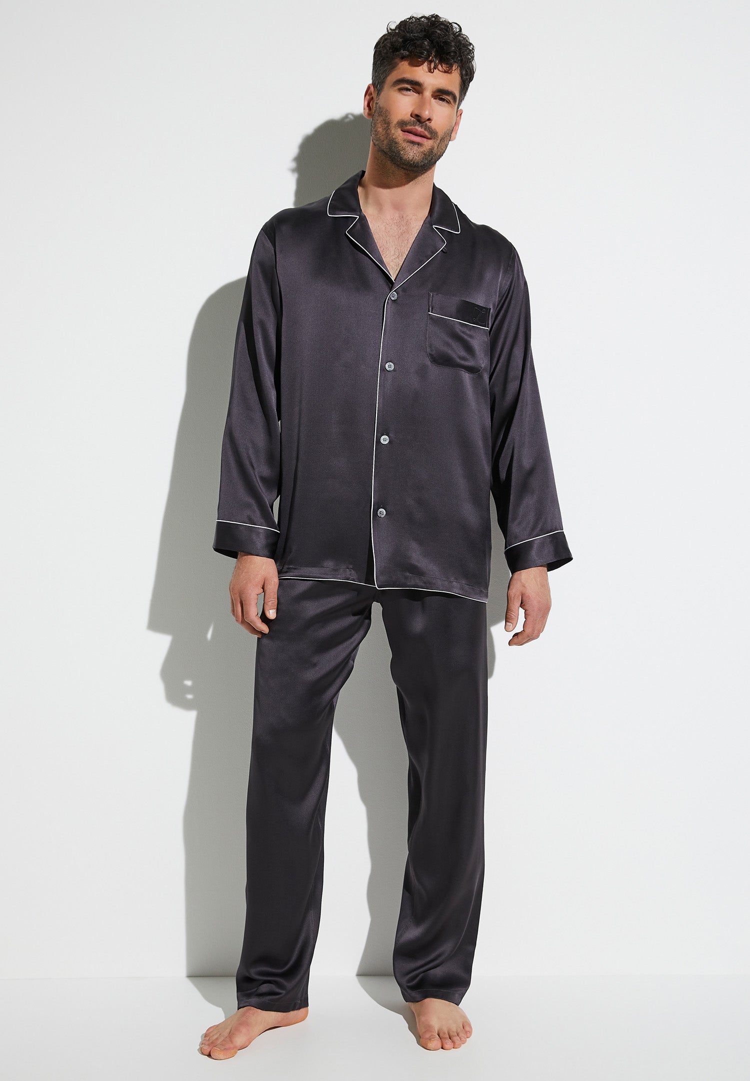 Men Silk Nightwear - Zimmerli of Switzerland (Schweiz)