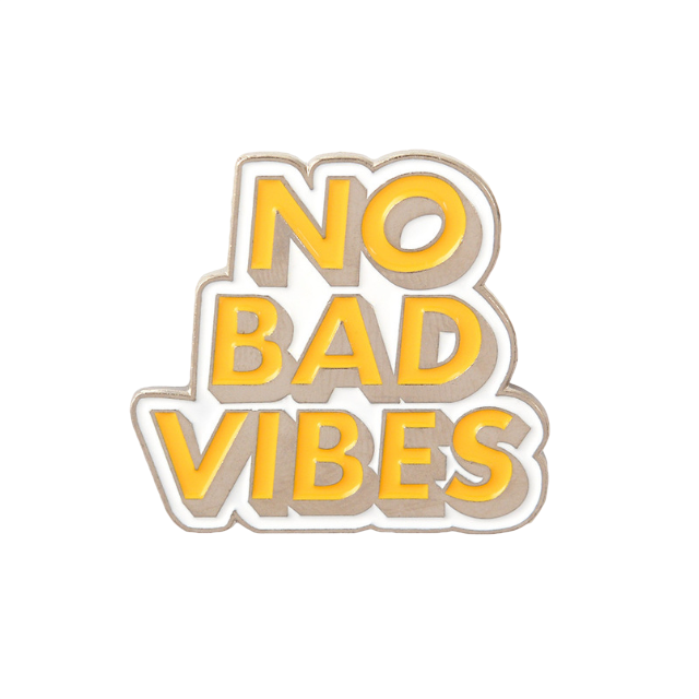 No Bad Vibes Pin – VALONO STUDIOS