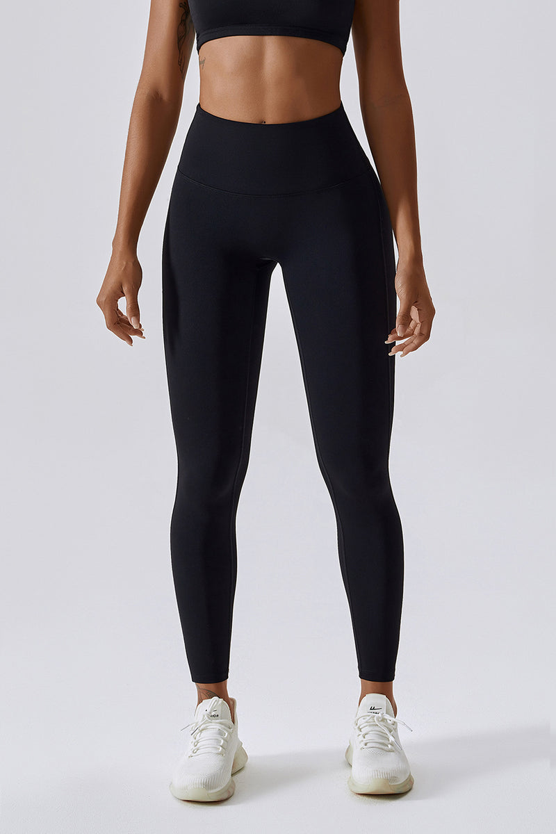 SECOND SKIN HIGH WAISTED LEGGINGS IN BLACK OUT – Miss Limitless