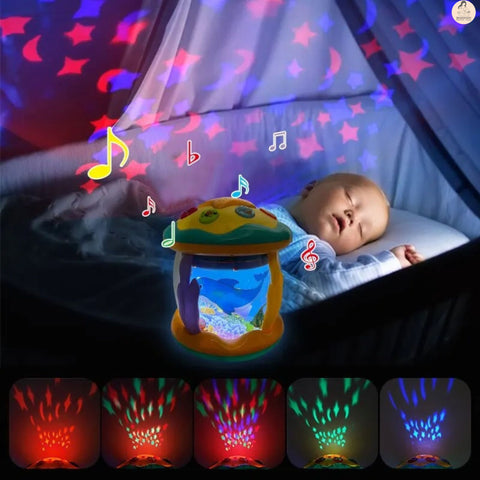 Veilleuse Musicale Bébé Projection Plafond