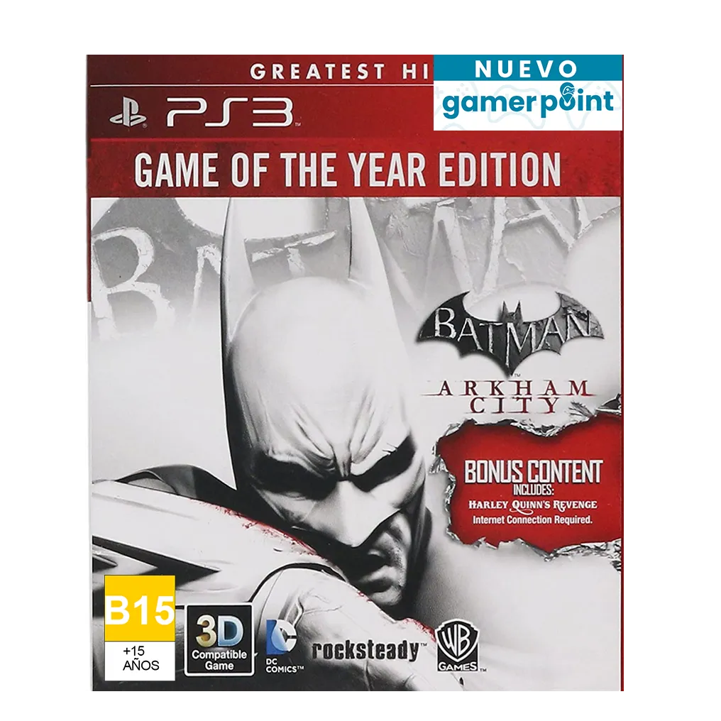 Batman Arkham City Goty Ps3 – 