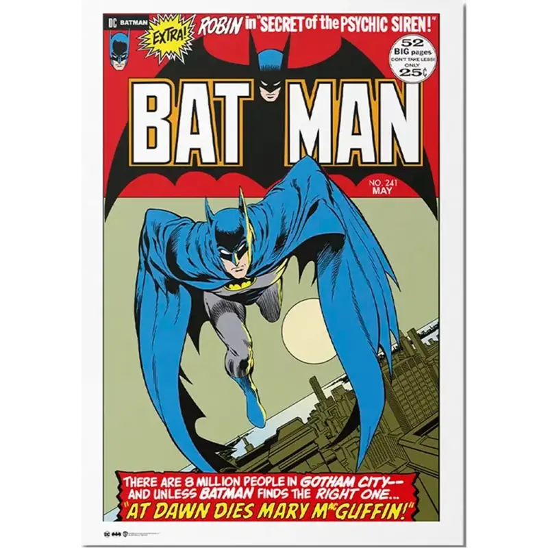 Poster Exclusivo (Piezas Limitadas) Batman:- Batman Saltando –  