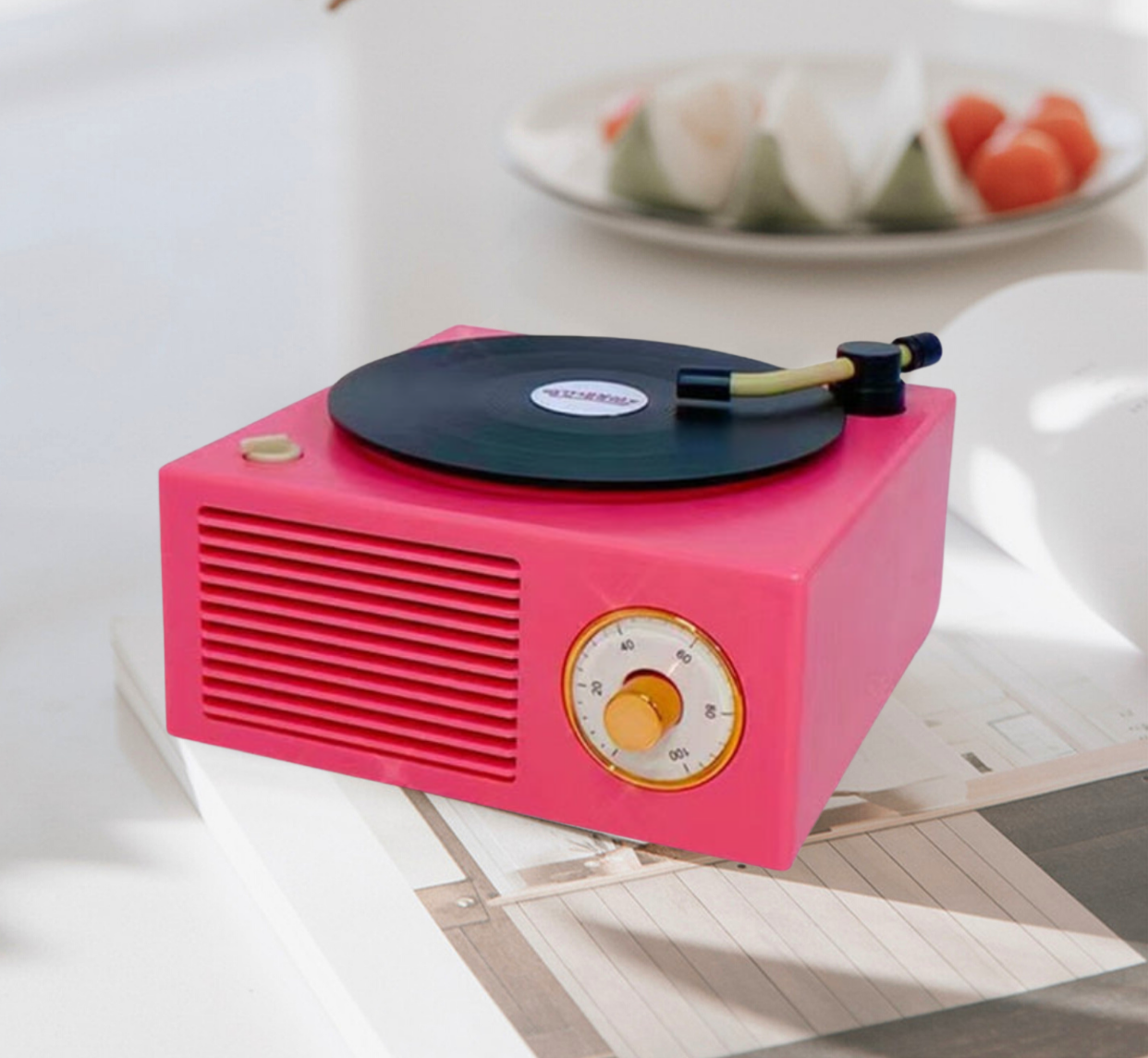 record player phone speaker