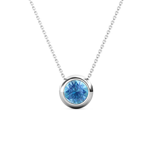 August Birthstone Necklace Made With Swarovski® Crystals - Gold