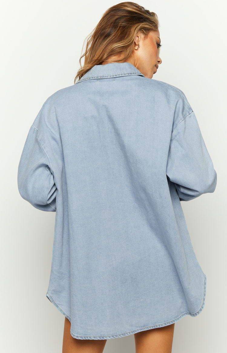 Eleanora Blue Denim Button Up Shirt