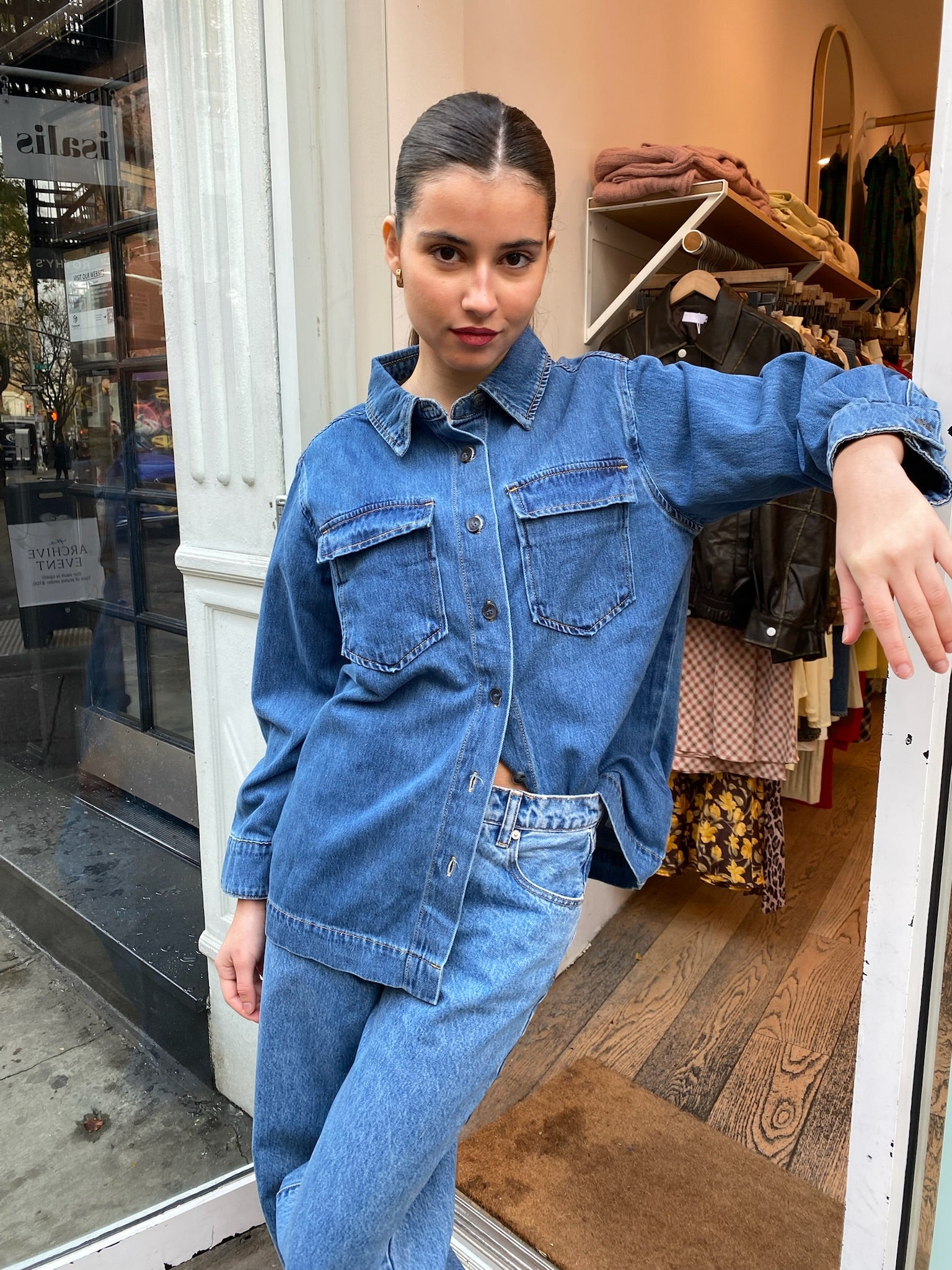 Janie Jacket in Denim