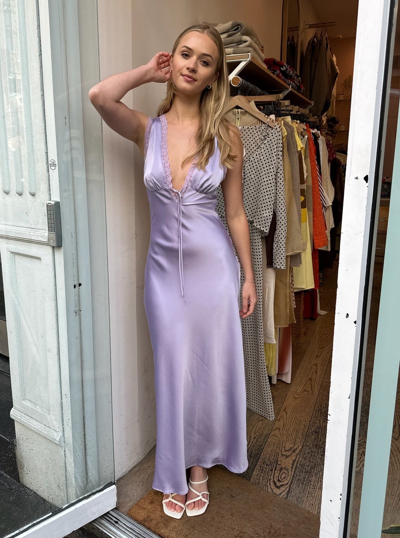 Aurelie Dress in Lilac