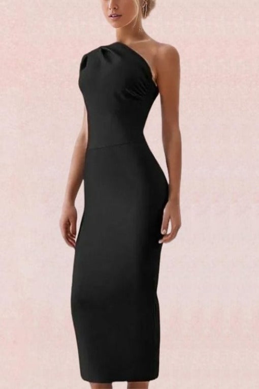 Ally Bodycon Midi Dress - Classic Black