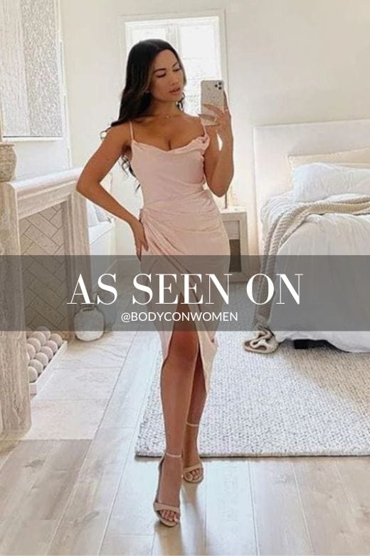 Angela Bodycon Dress - Hot Pink