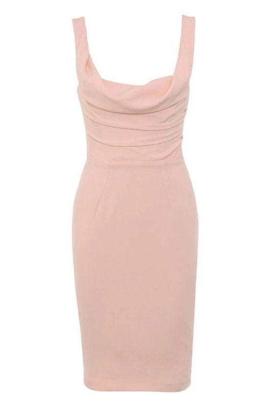 Eloise Bodycon Dress – Dusty Pink