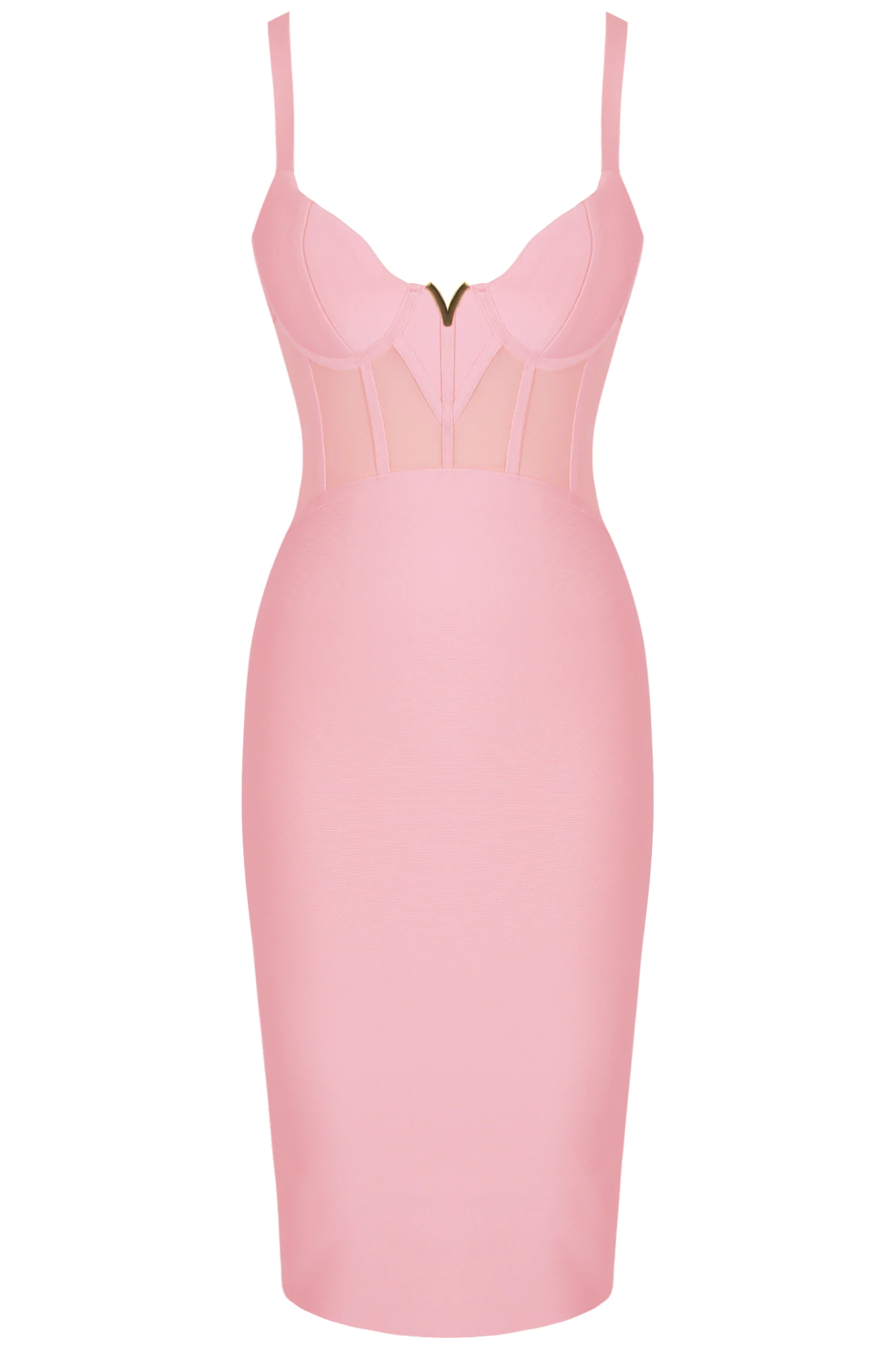 Juliette Bodycon Dress – Dusty Pink