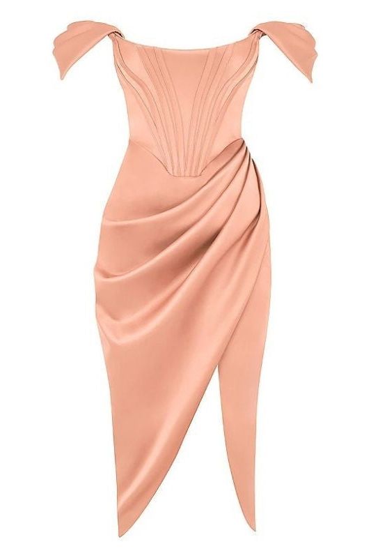 Leona Bodycon Dress – Dusty Pink
