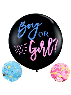 Ballon Boy or Girl - Ballon Fille ou Garçon - Gender reveal