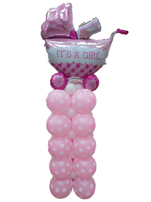 It's A Girl Baby Shower Stand – Balloons Co