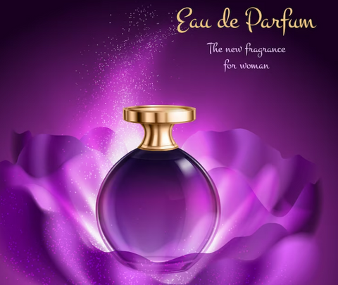 A newly made and designed perfume