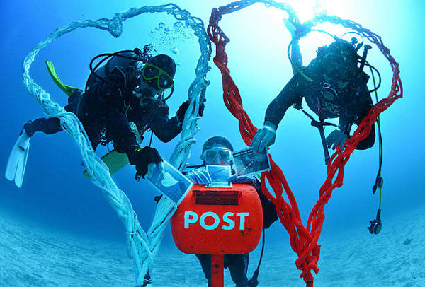Susami Bay underwater post box