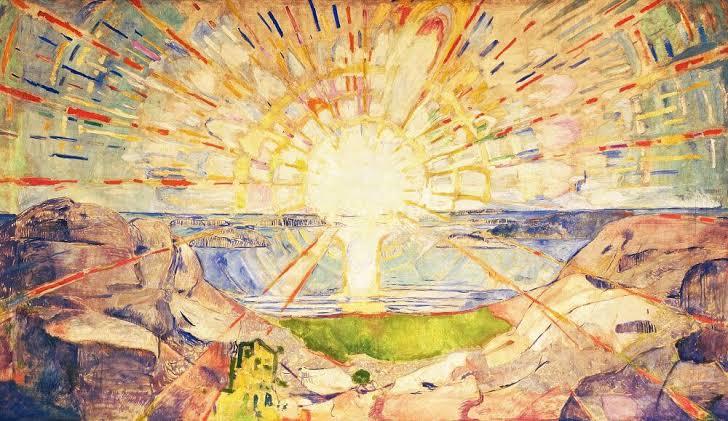 The Sun by Edvard Munch via Untwine Me